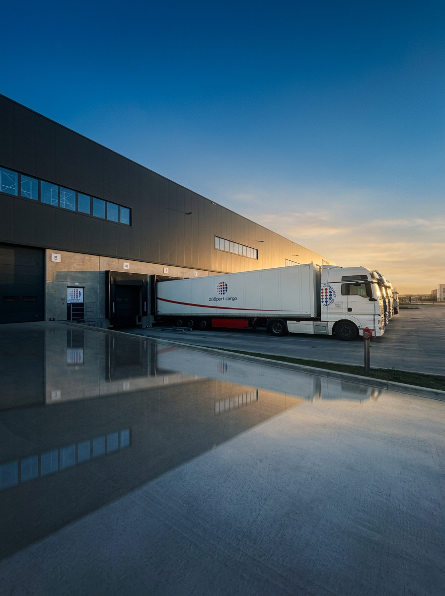 ZAGport Cargo skladište — utovarne rampe i kamioni